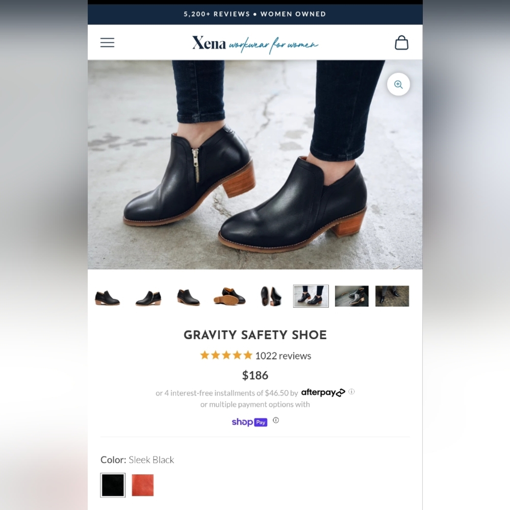 Steel Toe Leather Ankle Booties